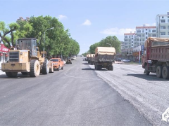 威海文登城区文盛道路改造，预计六月底竣工通车