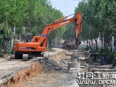 牡丹江市大庆路加固改造工程这样加快推进