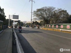 南昌双港大街上跨昌北站立交桥加固改造工程开工